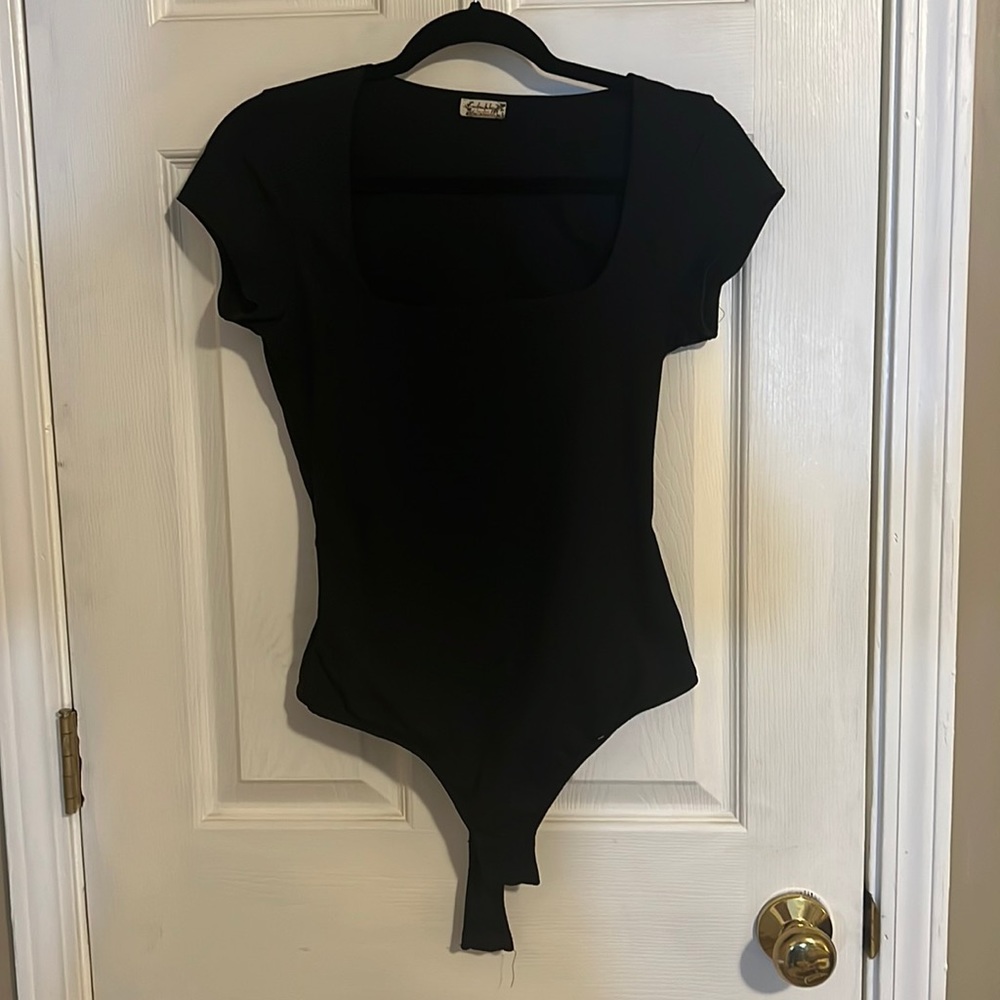 Free people square neck bodysuit
